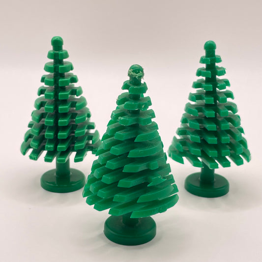 LEGO Large Pine Trees, Green, Christmas, 3 Pieces - Seconds