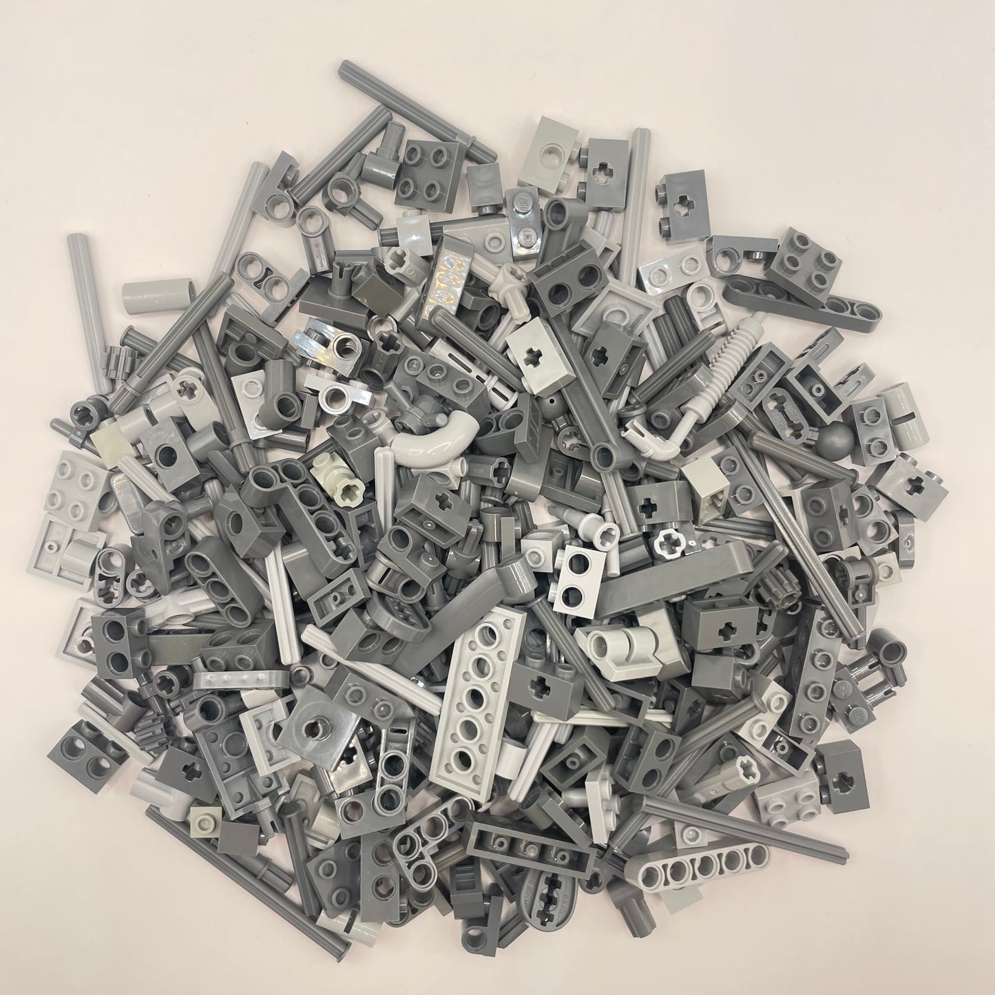 LEGO Medium Technic, Mixed Grey, Approx. 200g