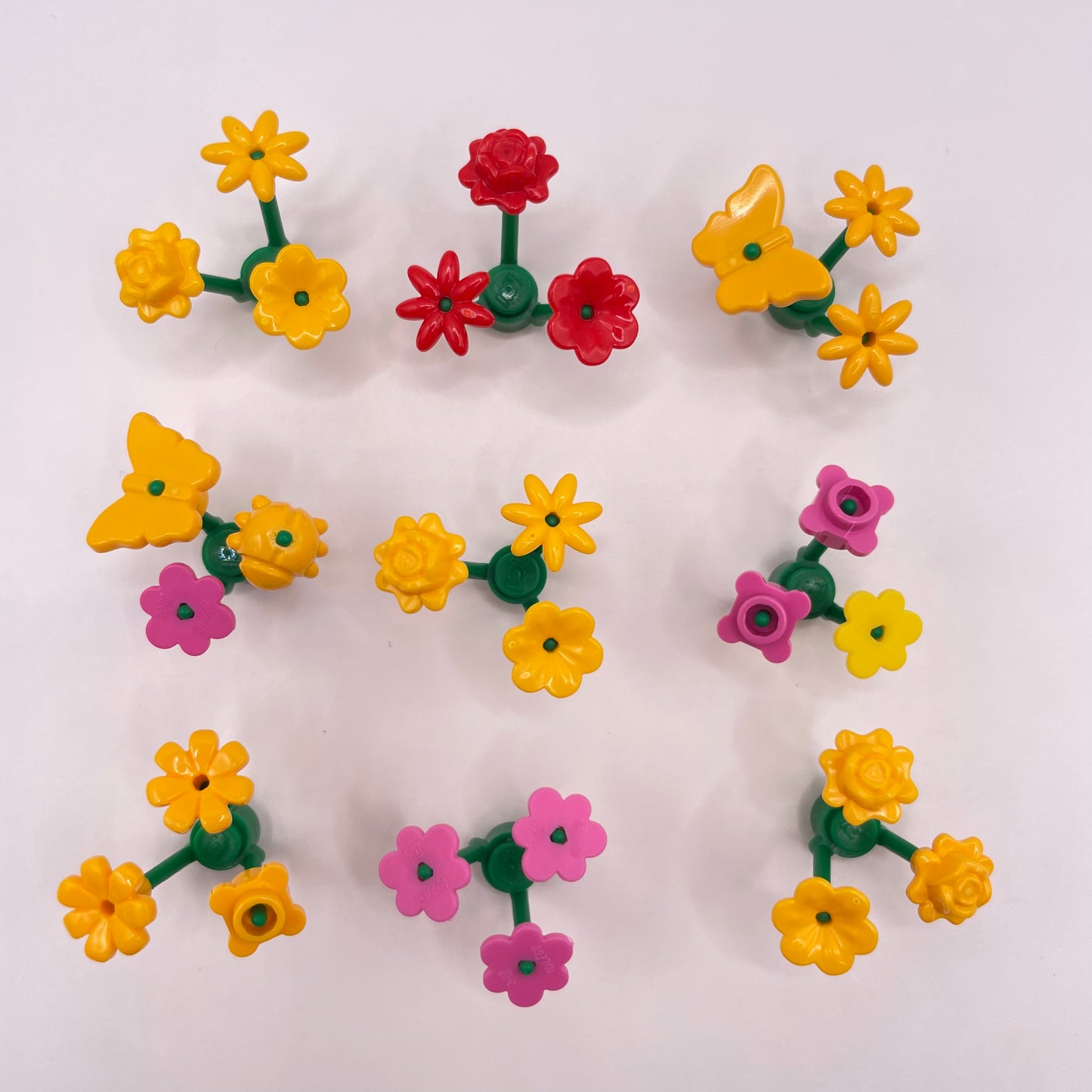 LEGO Flowers Shrubs, Mixed Colours, 36 Pieces
