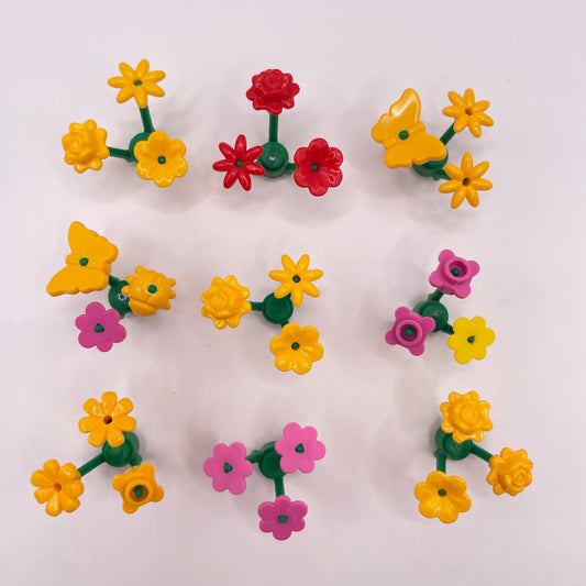 LEGO Flowers Shrubs, Mixed Colours, 36 Pieces