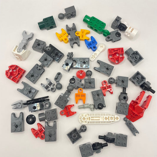 LEGO Bionicle Ball Joints and Connections, Mixed Colours, Approx. 100g