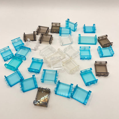 LEGO Transparent Mixed, Panels, Building (30 Pieces)