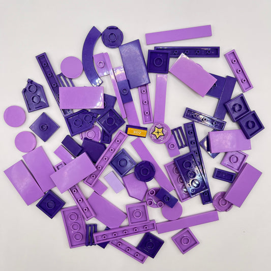 LEGO Mixed Purple, Tiles, Approx. 40g