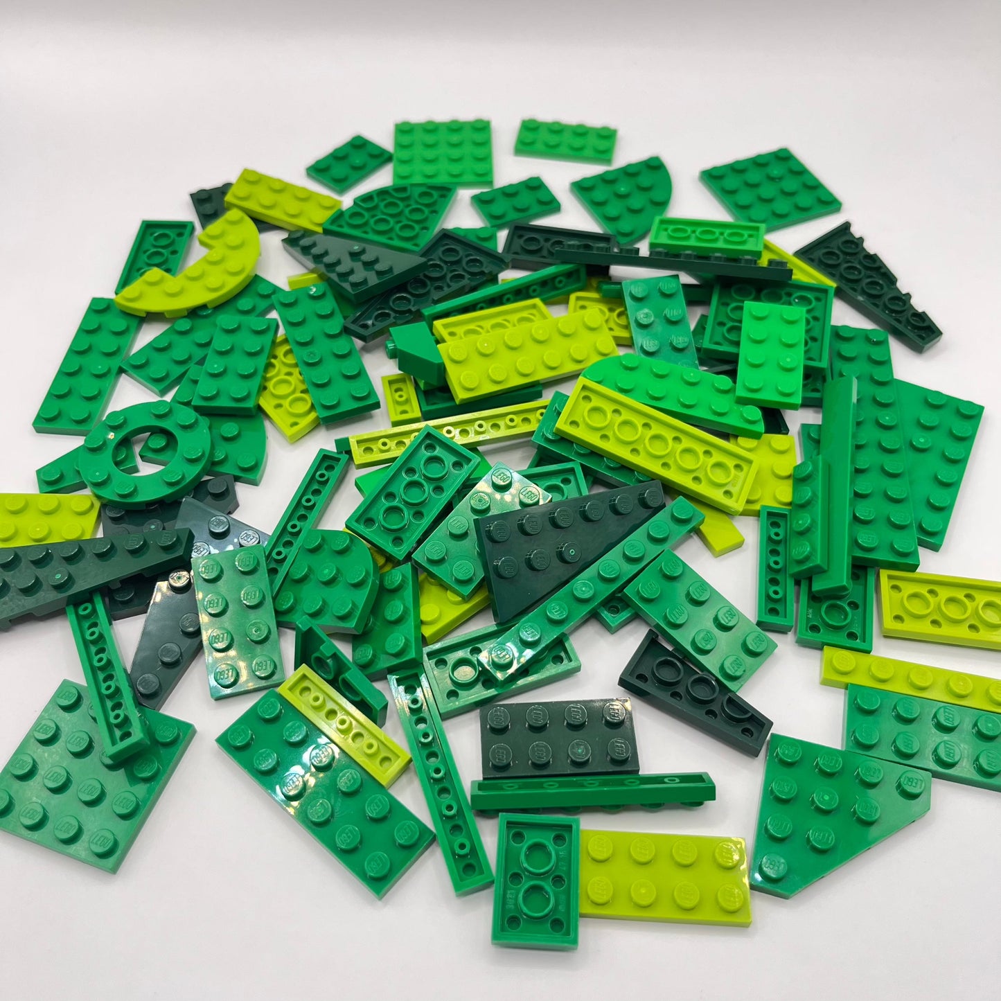 LEGO Mixed Greens, Plates, Approx. 120g