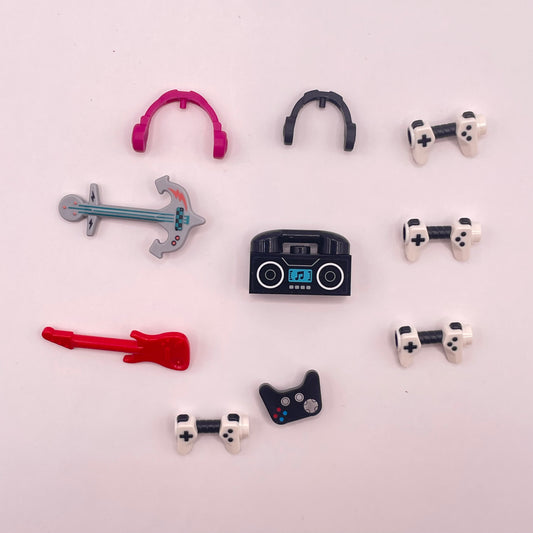 LEGO Music, Gaming, Accessories, Mixed Colours, 10 Pieces