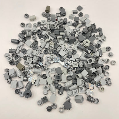 LEGO Greebling, 1x1, Grey, Approx. 50g
