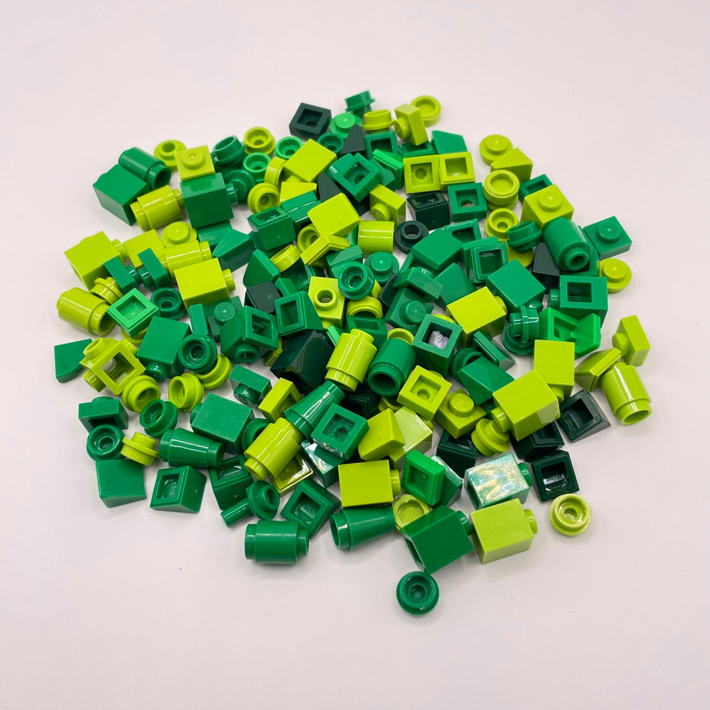 LEGO Mixed Green, Greebling, 125 Pieces