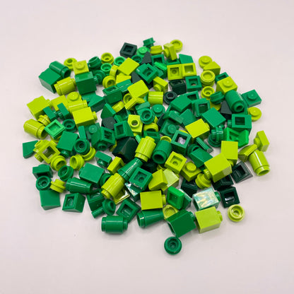 LEGO Mixed Green, Greebling, 125 Pieces