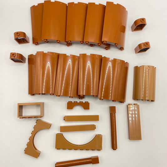 LEGO Dark Orange, Medium Nougat, Building, Approx. 80g