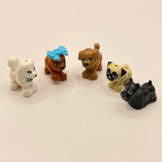 LEGO Dogs, Mixed Colours, 5 Pieces