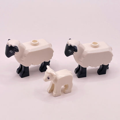 LEGO Sheep Family, Farm Animal, 3 Pieces