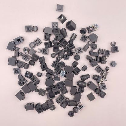 LEGO Greebling, 1x1, Dark Bluish Grey, 100 Pieces
