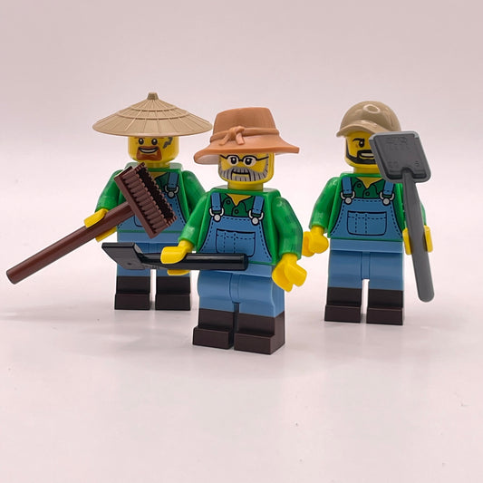 LEGO Farmers, City, Minifigures, Set of 3
