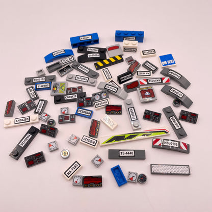 LEGO Prints and Stickers, vehicle, Approx. 30g