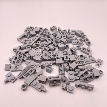 LEGO Greebling, Light Bluish Grey, 100 Pieces