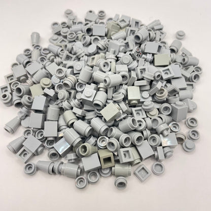 LEGO Light Bluish Grey, 1x1 Pieces, Greebling, Approx. 70g