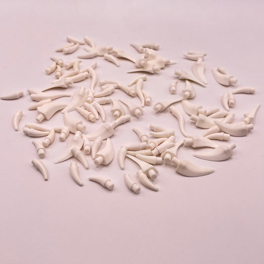LEGO Horns and Spikes, White, Animals, 100 Pieces