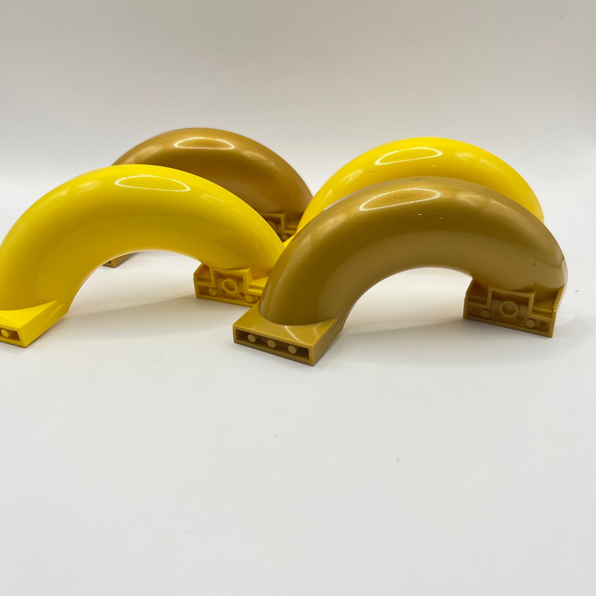 LEGO Slides, Yellow and Gold, 4 Pieces – Brick Cycle