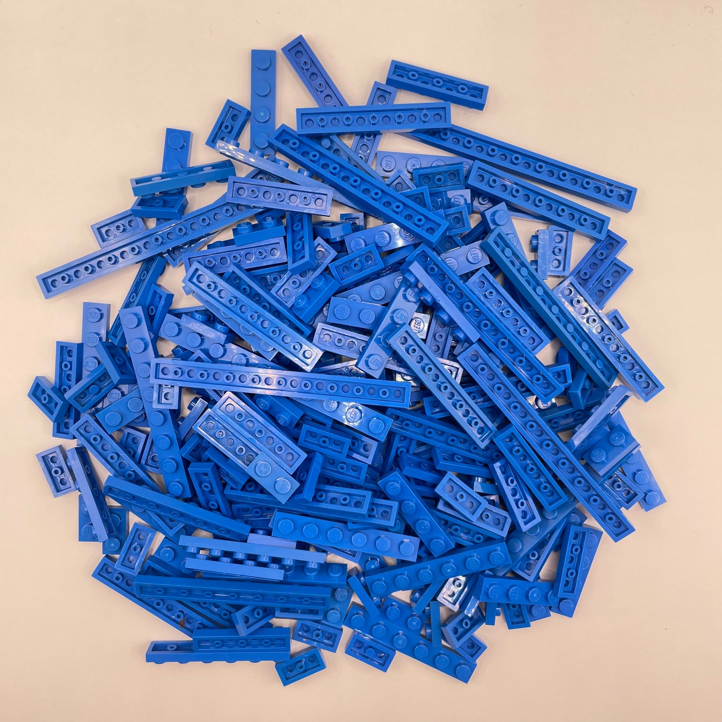 LEGO  Plates, 1x Wide Long, Blue, Approx. 135g