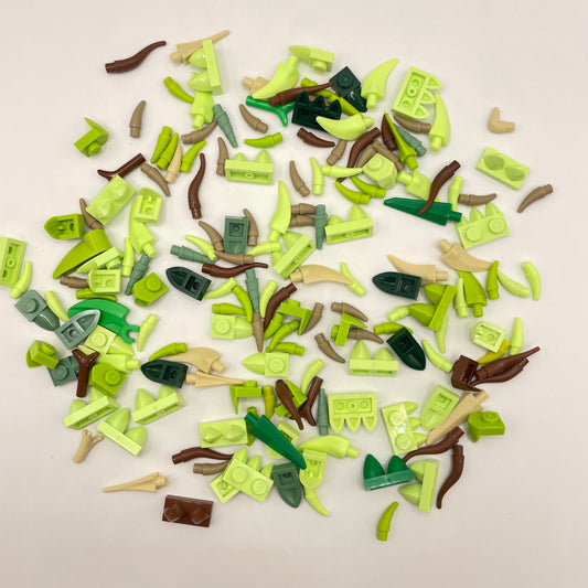 LEGO Horns, Claws, Vines, Earth Tones, 170 Pieces