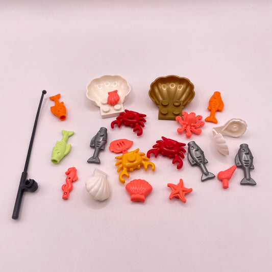 LEGO Fishing Trip, Mixed Ocean Animals, 21 Pieces