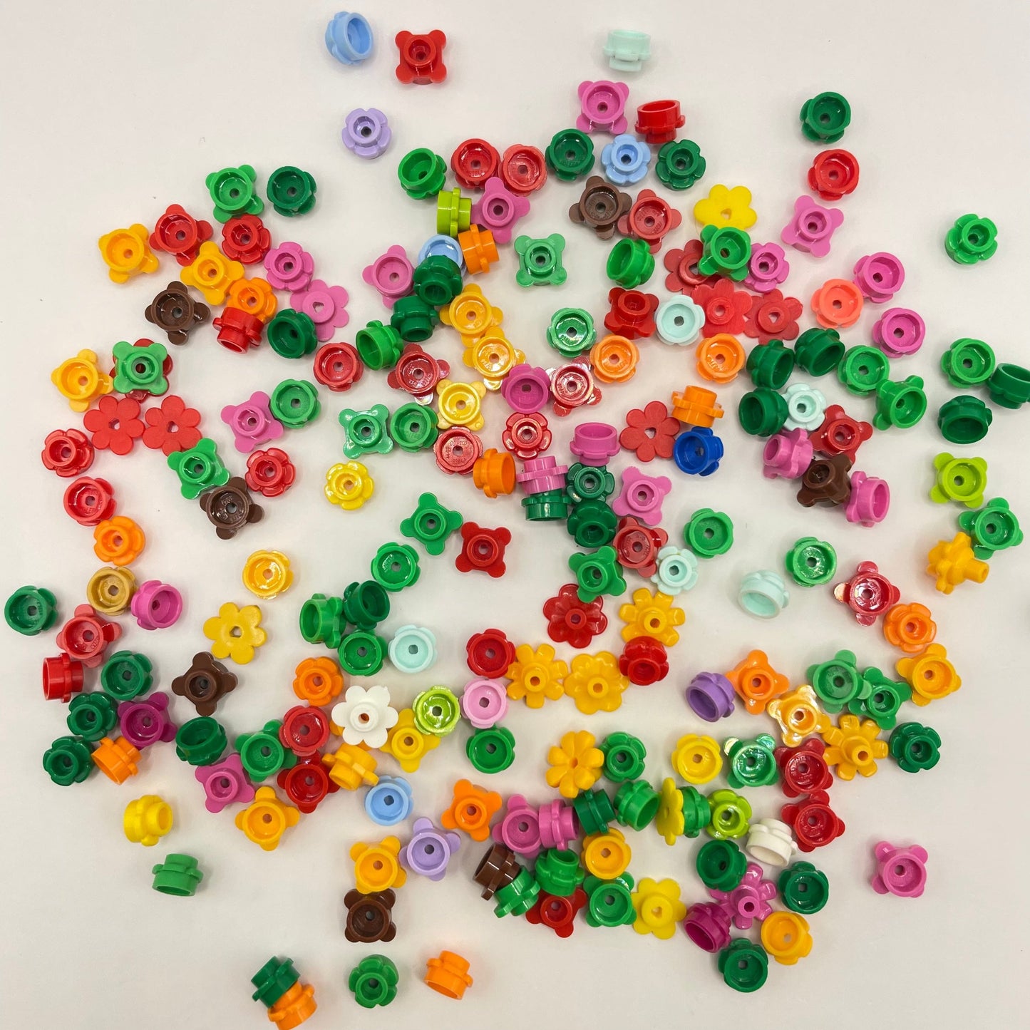 LEGO Mixed Flowers, Mixed Colours, 200 Pieces, Plant