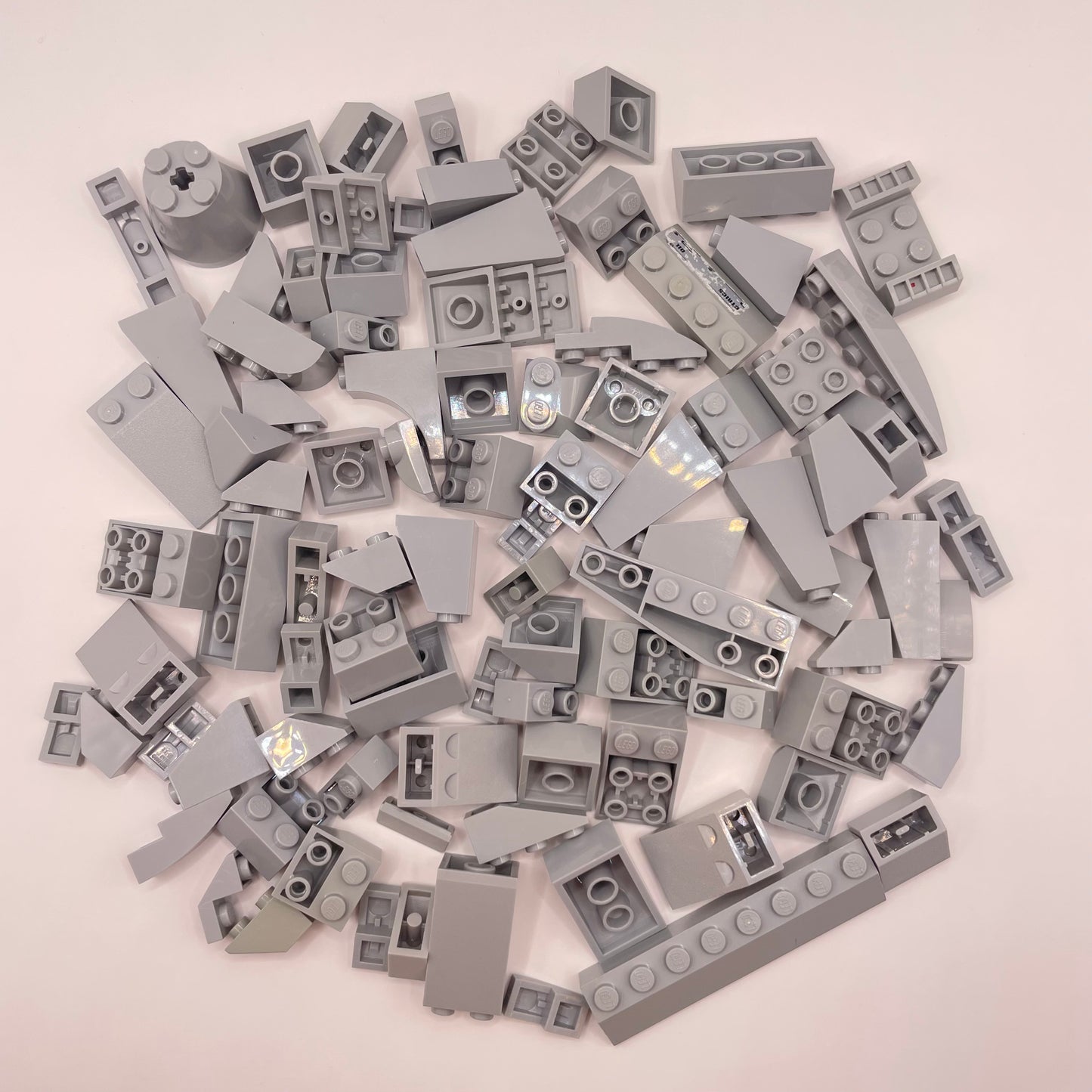 LEGO Slopes, Light Bluish Grey, Approx. 100g