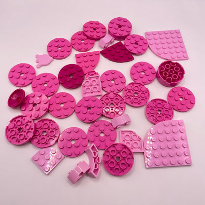 LEGO Round, Mixed Pink, Approx. 55g
