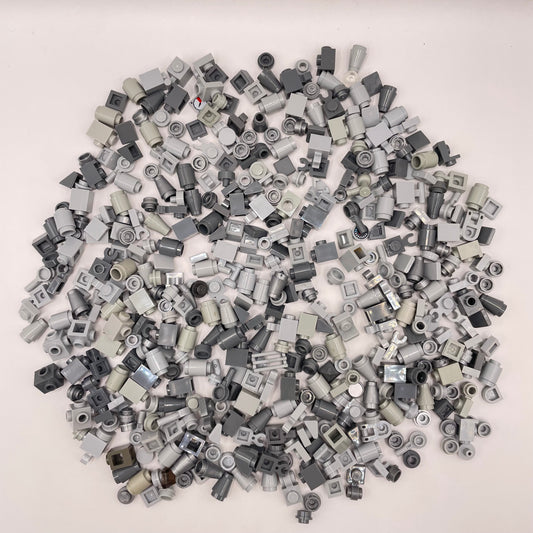 LEGO Greebling, Mixed Grey, Approx. 95g