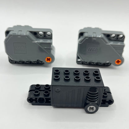 LEGO Pull Back Motors, Mixed Colours, 3 Pieces