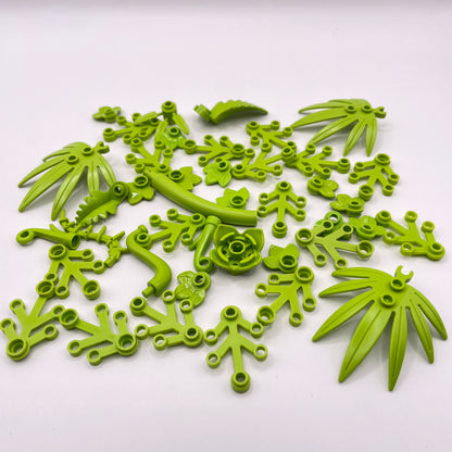 LEGO Mixed Leaves, Lime, Plant, 40 Pieces