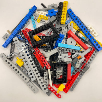 LEGO Large Mixed Technic, Mixed Colours, Technic, Approx. 220g