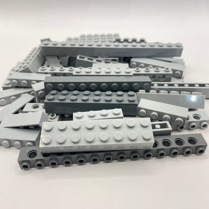 LEGO Bricks, Mixed Grey, Approx. 140g