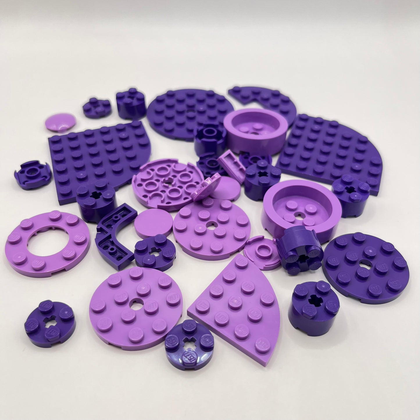LEGO Round, Mixed Purple, Approx. 40g