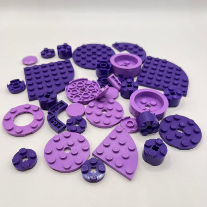 LEGO Round, Mixed Purple, Approx. 40g