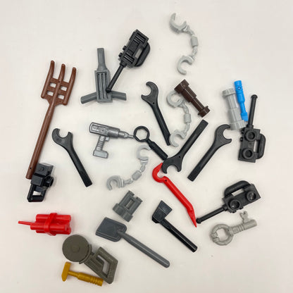 LEGO Mixed Tools, Minifigure Accessories, 30 Pieces