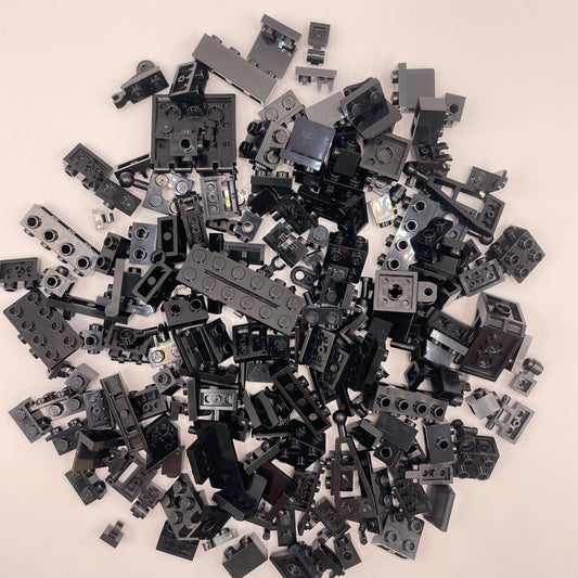 LEGO Black, Mixed SNOT Pieces Approx. 110g