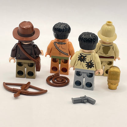 LEGO Indiana Jones Bundle, for Set 77015- Temple of the Golden Idol, Minifigure (Pack of 4)
