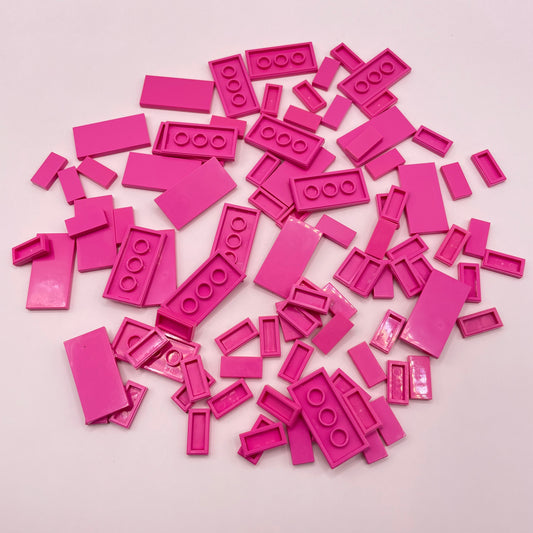 LEGO Tiles, Dark Pink, Approx. 40g