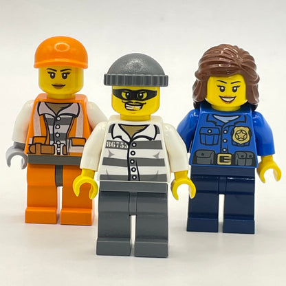 LEGO Police and Robbers, City, Minifigures (pack of 3)