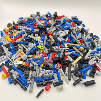 LEGO Technic, Pins, Small Connectors, Mixed Colours, Approx. 135g