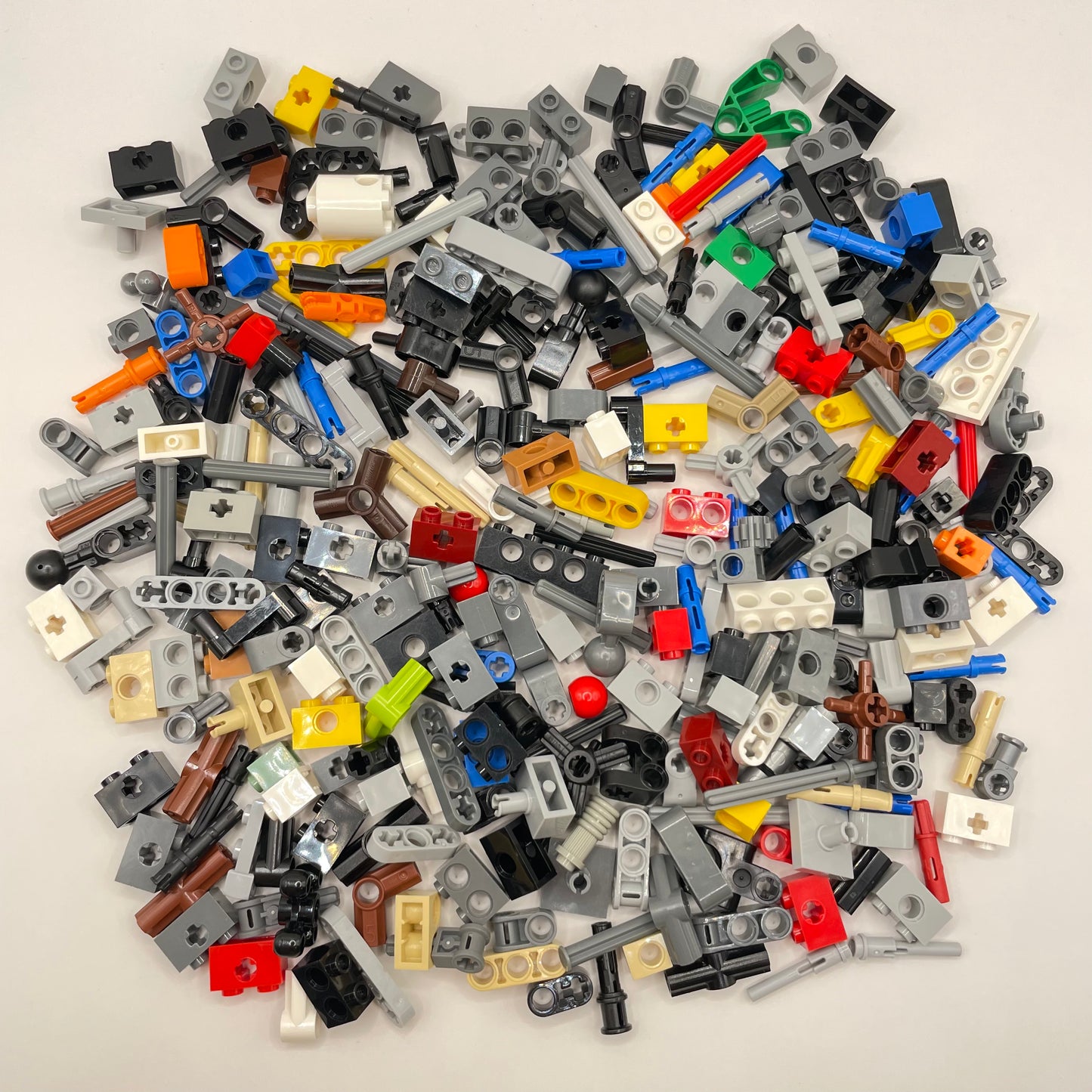 LEGO Small Technic Bricks and Pieces, Mixed Colours, Approx. 190g