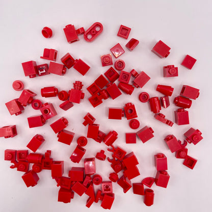 LEGO Greebling, Red, 100 Pieces