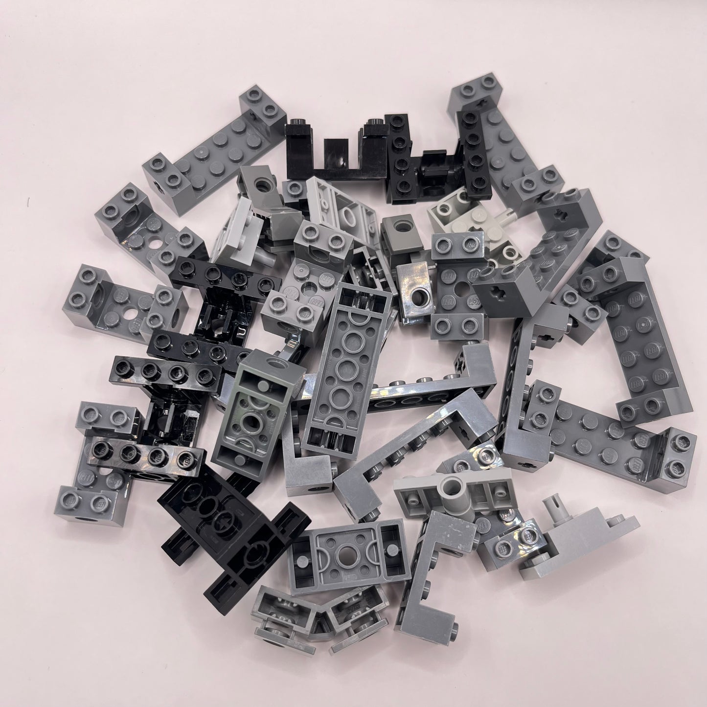 LEGO Axle Mounts, Mixed Colours, Vehicle Pieces, Approx. 100g