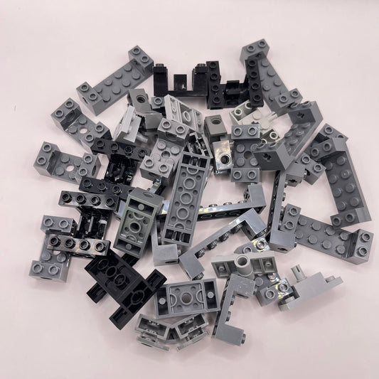 LEGO Axle Mounts, Mixed Colours, Vehicle Pieces, Approx. 100g