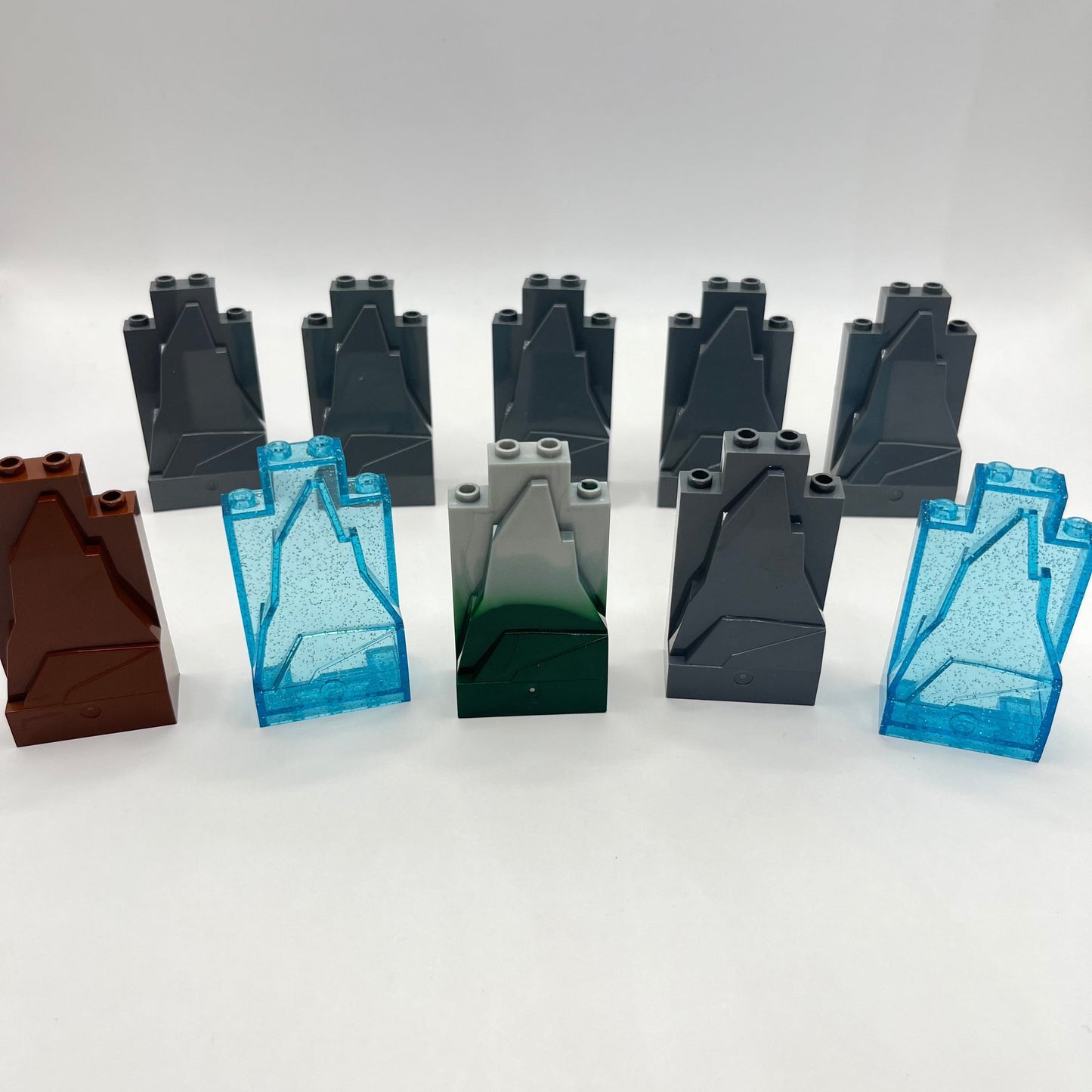 LEGO Rock Panel, Mixed Colours, 10 Pieces,