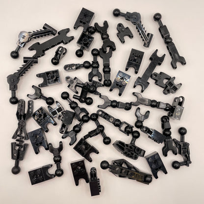 LEGO Bionicle, Joints, Black, Approx. 100g