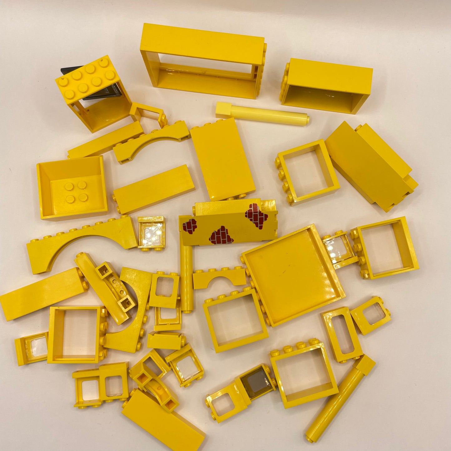 LEGO Doors and Windows, Yellow, Building, 40 Pieces