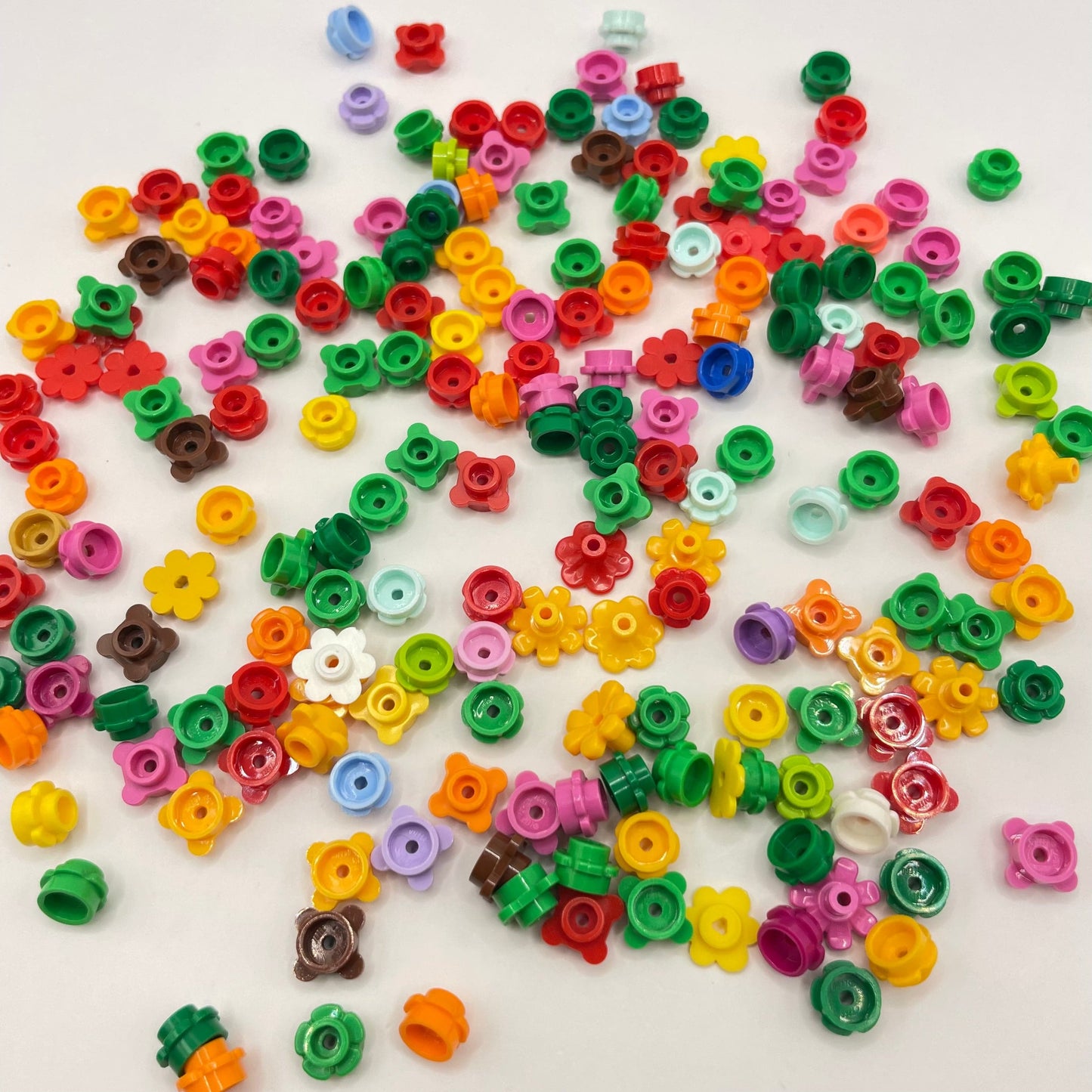 LEGO Mixed Flowers, Mixed Colours, 200 Pieces, Plant