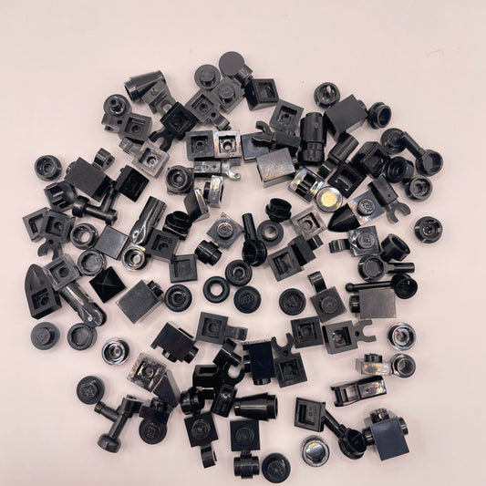 LEGO Greebling, Black, 100 pieces